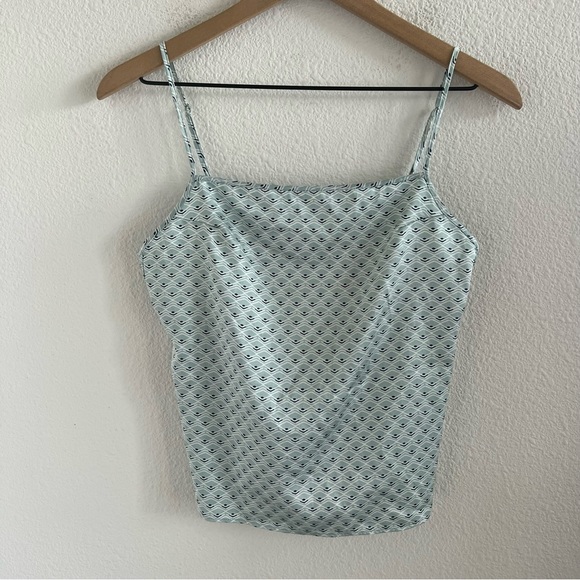 Victoria's Secret Silky Slip Tank Printed Drop Back XS - Picture 1 of 5